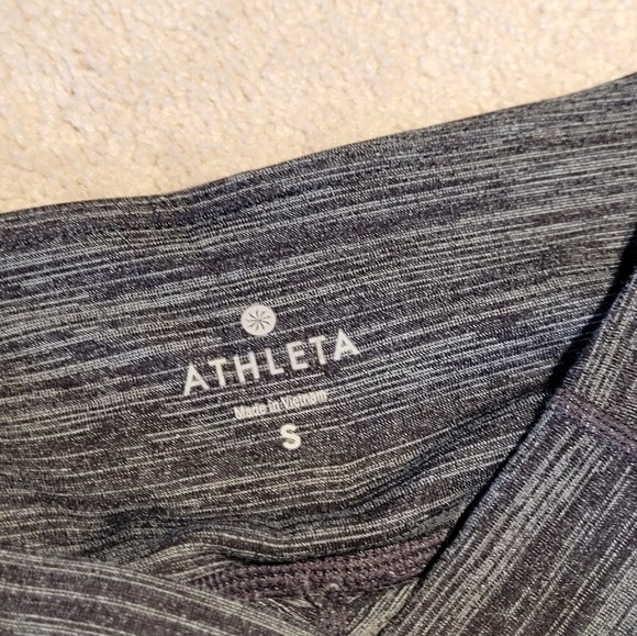 ATHLETA Grey Criss Cross Chaturanga Legging Small - Picture 8 of 11